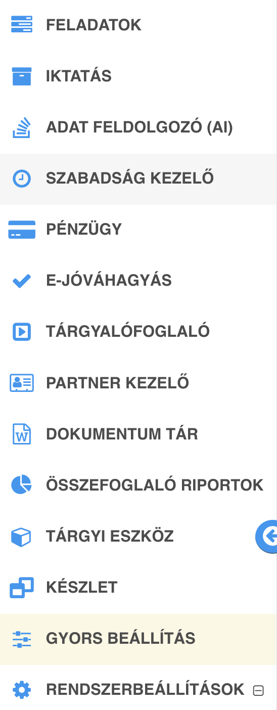 Főmenü helpfordesk Főmenü