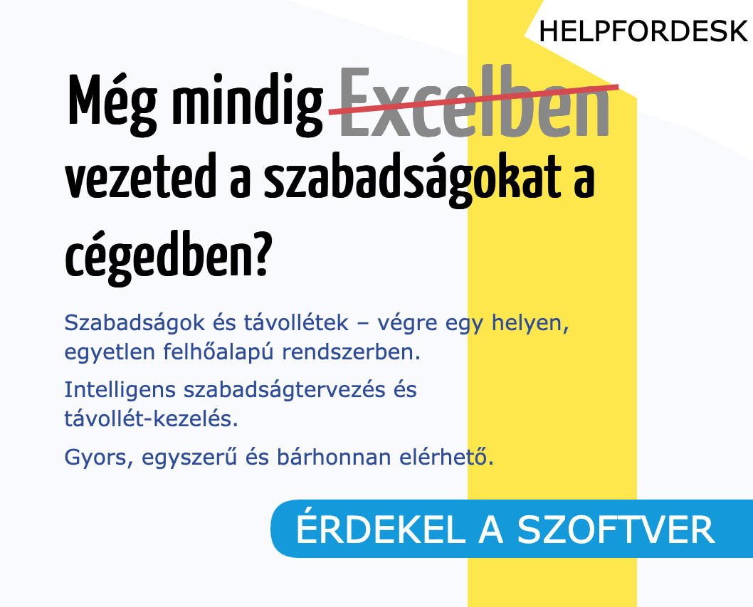 Még mindig Excelben vezeted a szabadságokat? Itt az ideje szintet lépni!